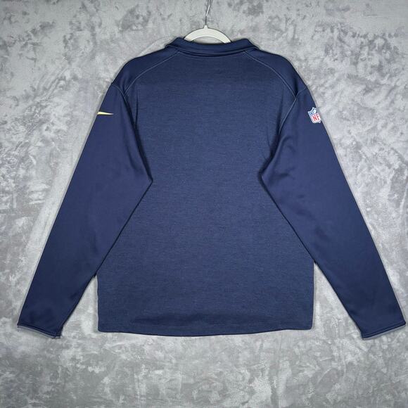 Nike Los Angeles Rams On Field Dri-Fit 1/4 Zip Pullover Men’s L - Picture 4 of 9